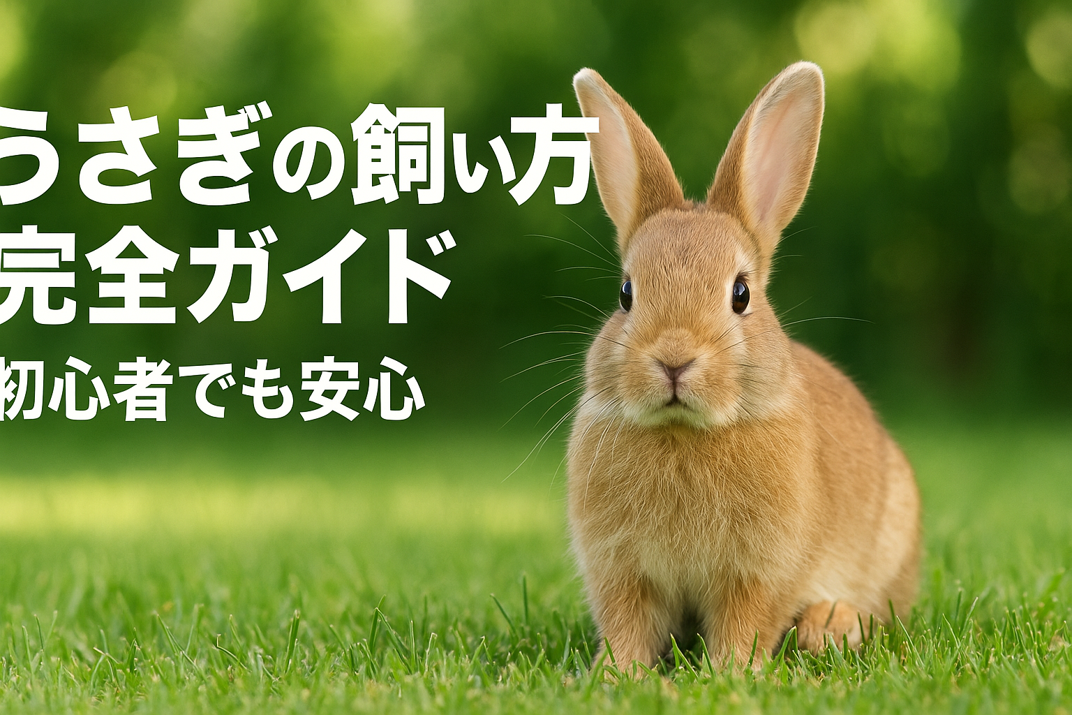 うさぎの飼い方完全ガイド｜初心者でも安心