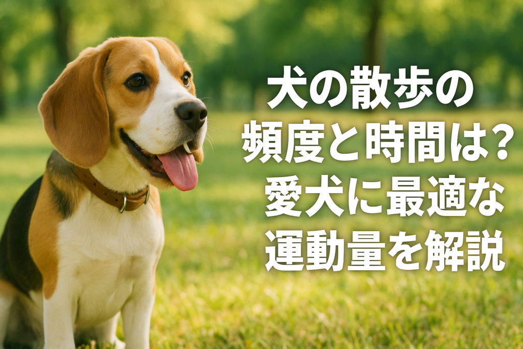 犬の散歩の頻度と時間は？愛犬に最適な運動量を解説