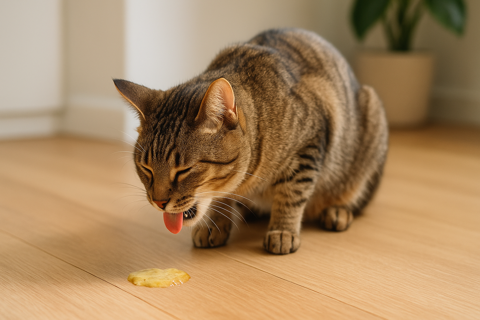 猫の嘔吐の原因と対処法｜危険なサインの見分け方