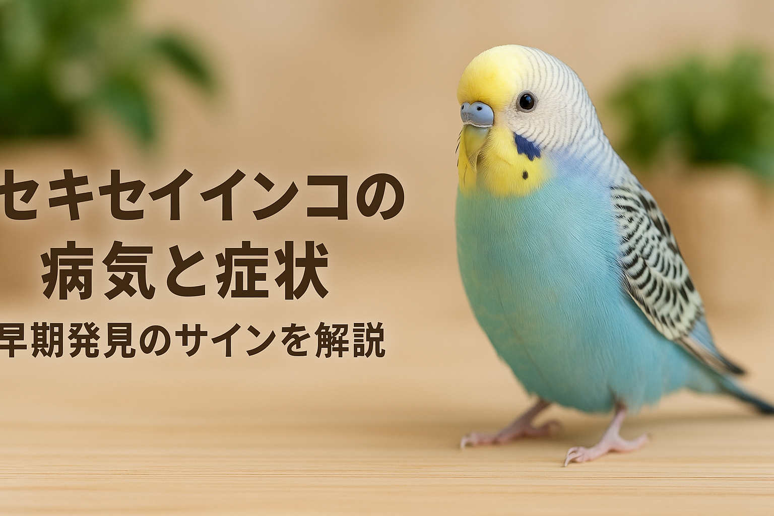 セキセイインコの病気と症状｜早期発見のサインを解説