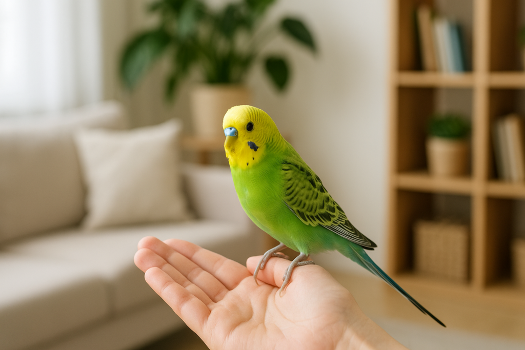 インコの放鳥時間と注意点｜安全に遊ばせる方法
