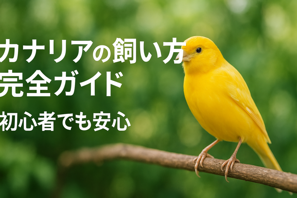 カナリアの飼い方完全ガイド｜初心者でも安心