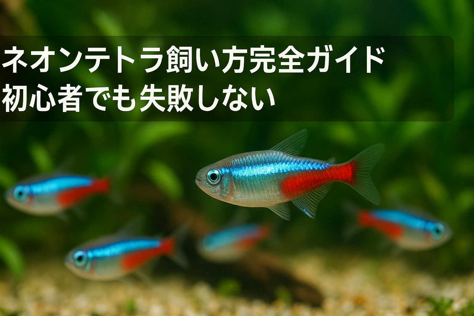 ネオンテトラの飼い方完全ガイド｜初心者でも失敗しない