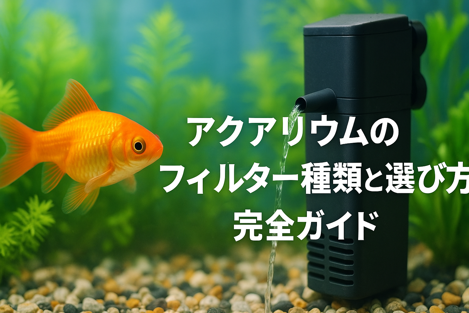 アクアリウムのフィルター種類と選び方完全ガイド