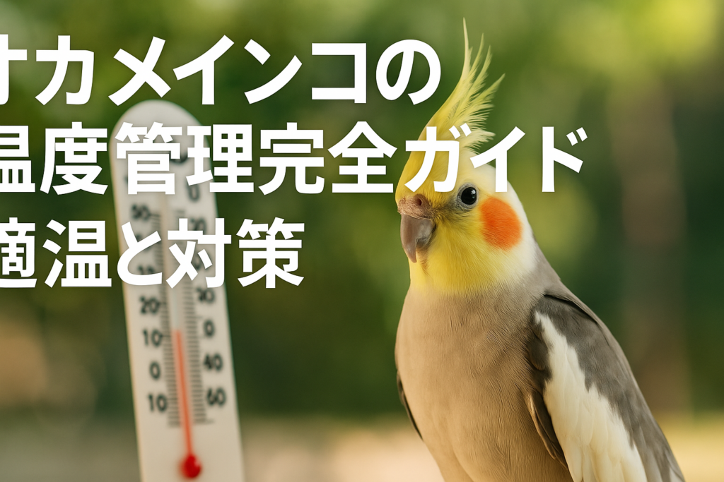 オカメインコの温度管理完全ガイド｜適温と対策