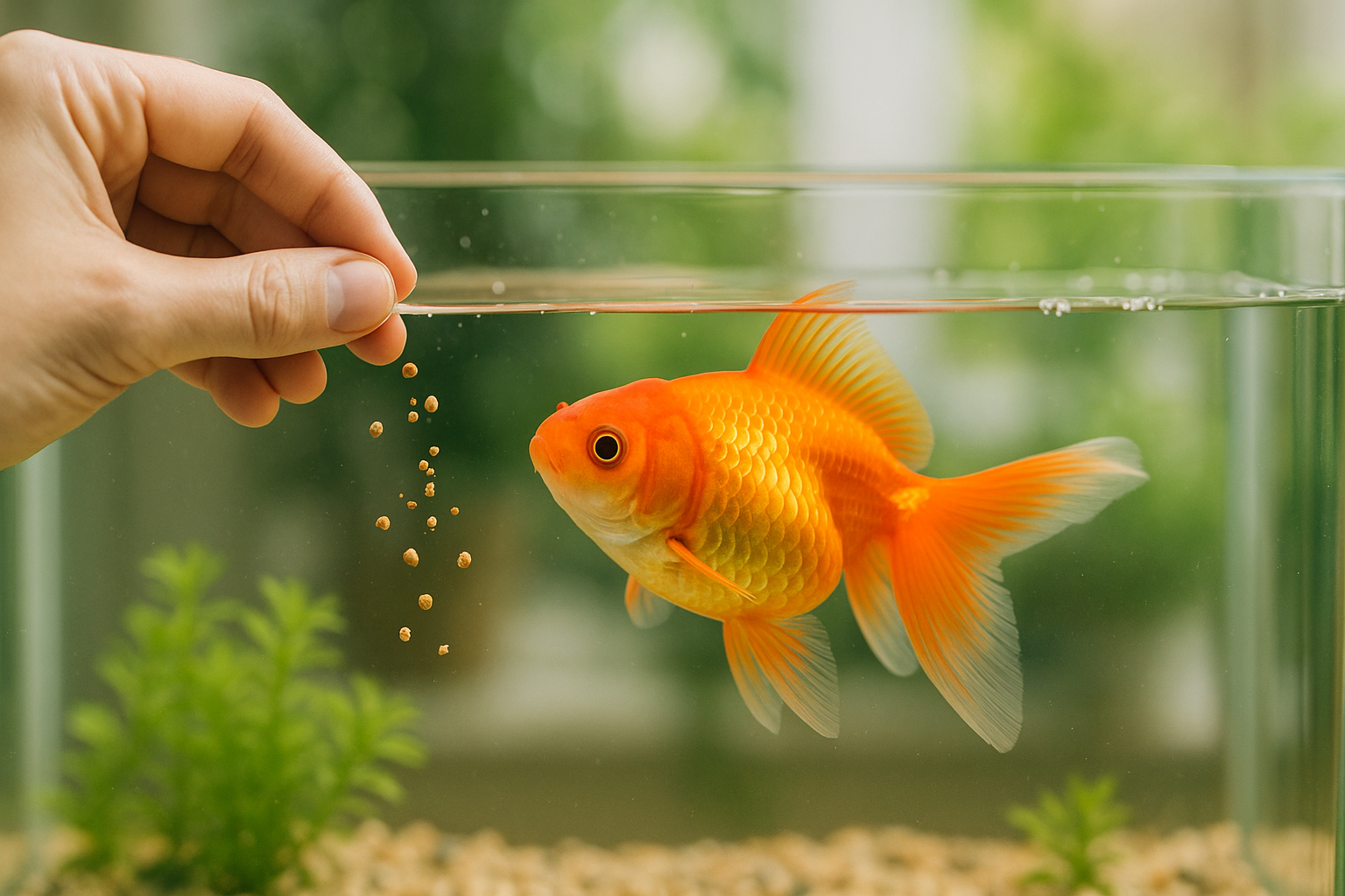 金魚の餌の頻度は？正しい与え方と量を解説