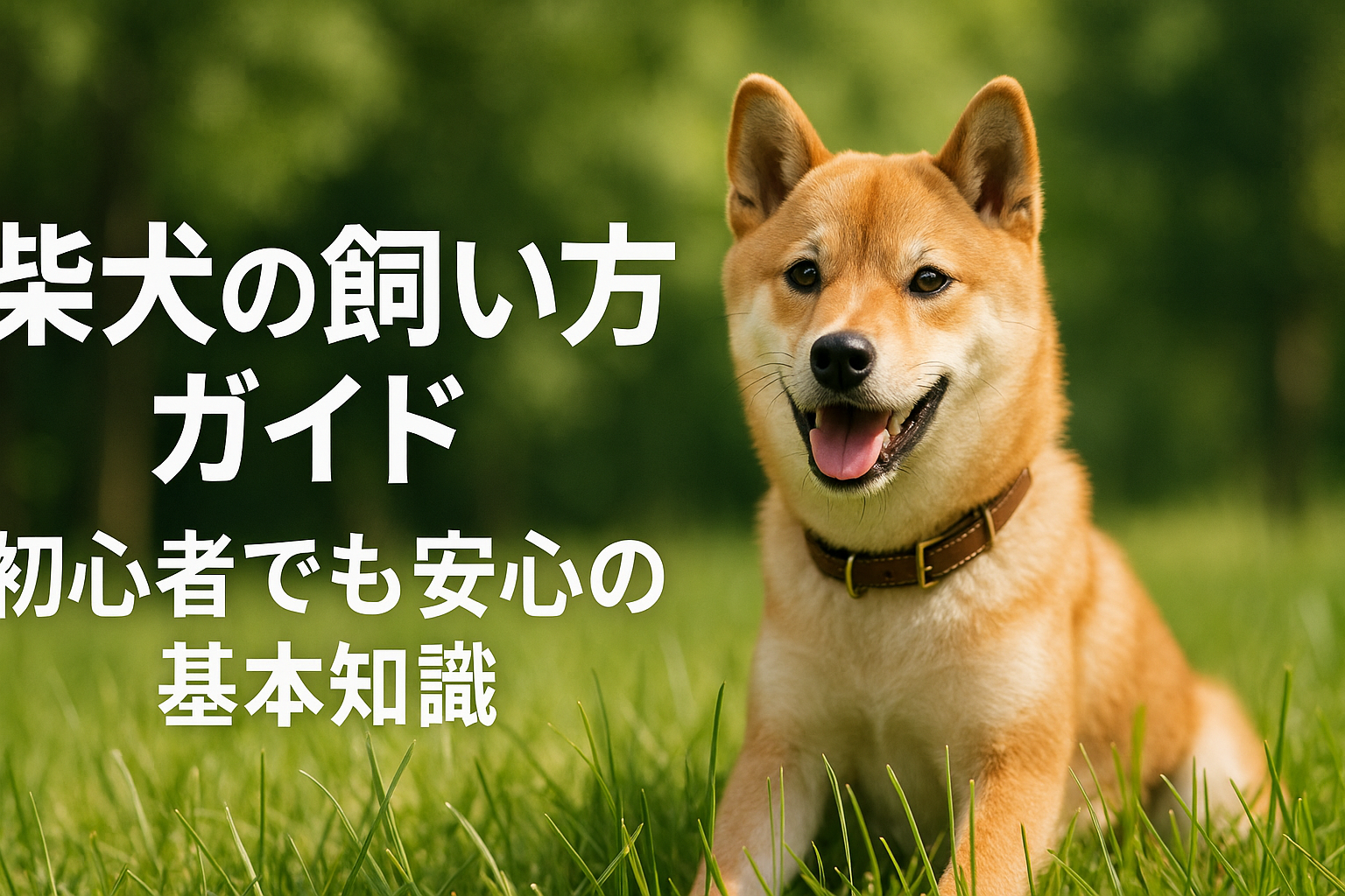 柴犬の飼い方ガイド｜初心者でも安心の基本知識