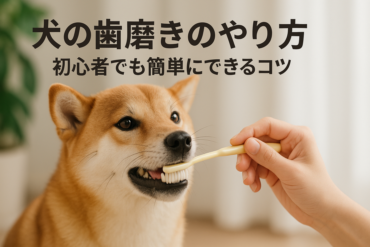 犬の歯磨きのやり方｜初心者でも簡単にできるコツ
